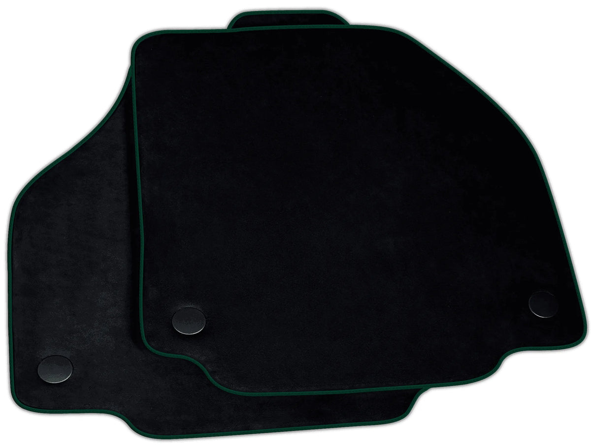 Black Alcantara Floor Mats for Ferrari 458 GT2 (2012-2015) | Various Trim Colors