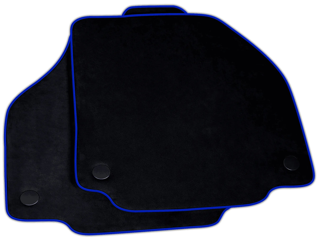 Black Alcantara Floor Mats for Ferrari 488 GTB | Various Trim Colors
