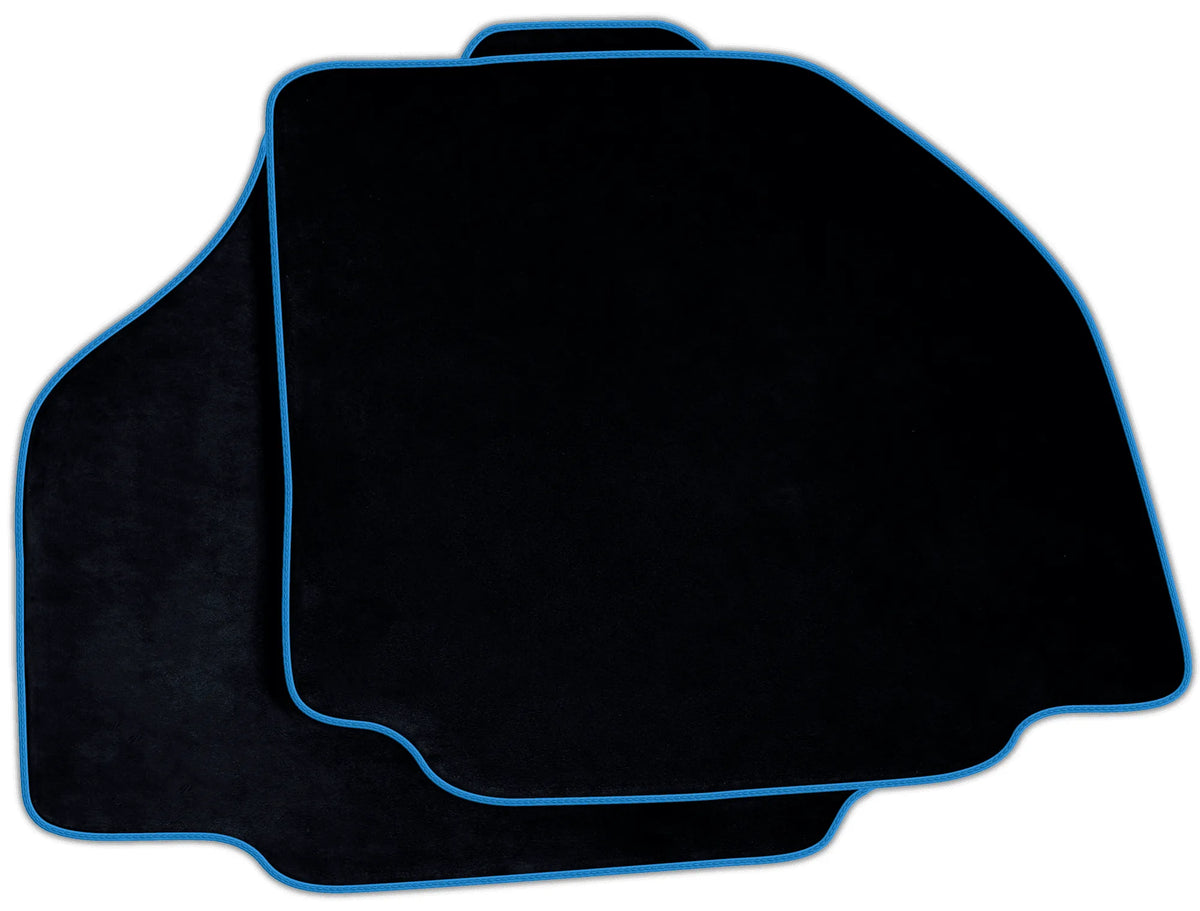 Black Alcantara Floor Mats for Ferrari 488 Pista Spider | Various Trim Colors
