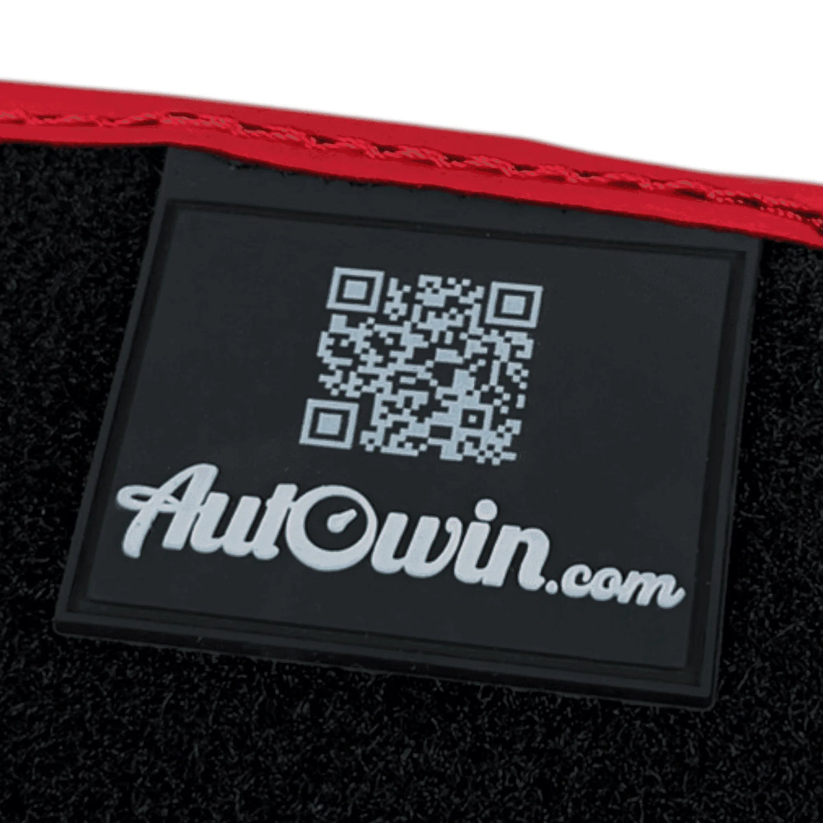 Black Alcantara Floor Mats for Ferrari 488 Spider (2016-2022) with Red Alcantara Accents