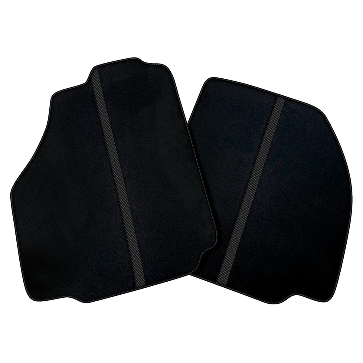 Black Car Floor Mats with Leather Line for Ferrari 458 GT2 (2012-2015)
