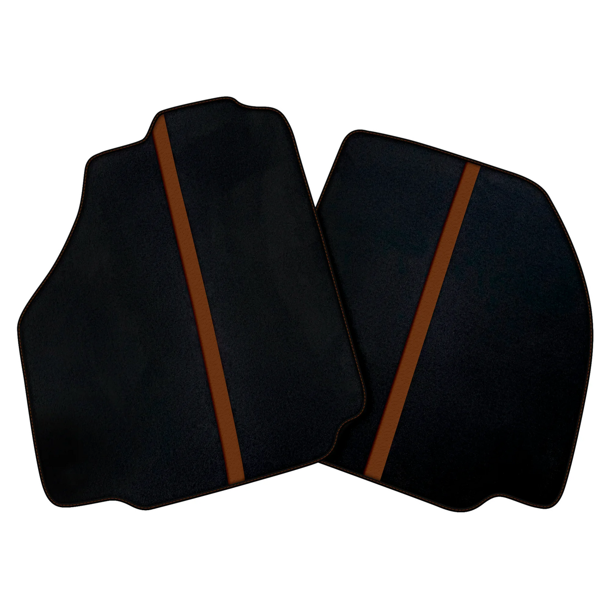 Black Car Floor Mats with Leather Line for Ferrari 458 Speciale (2012-2015) | Various Colors