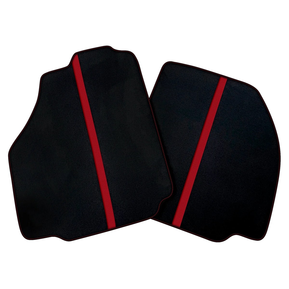 Black Car Floor Mats with Leather Line for Ferrari 458 Spider (2012-2015) | Various Colors