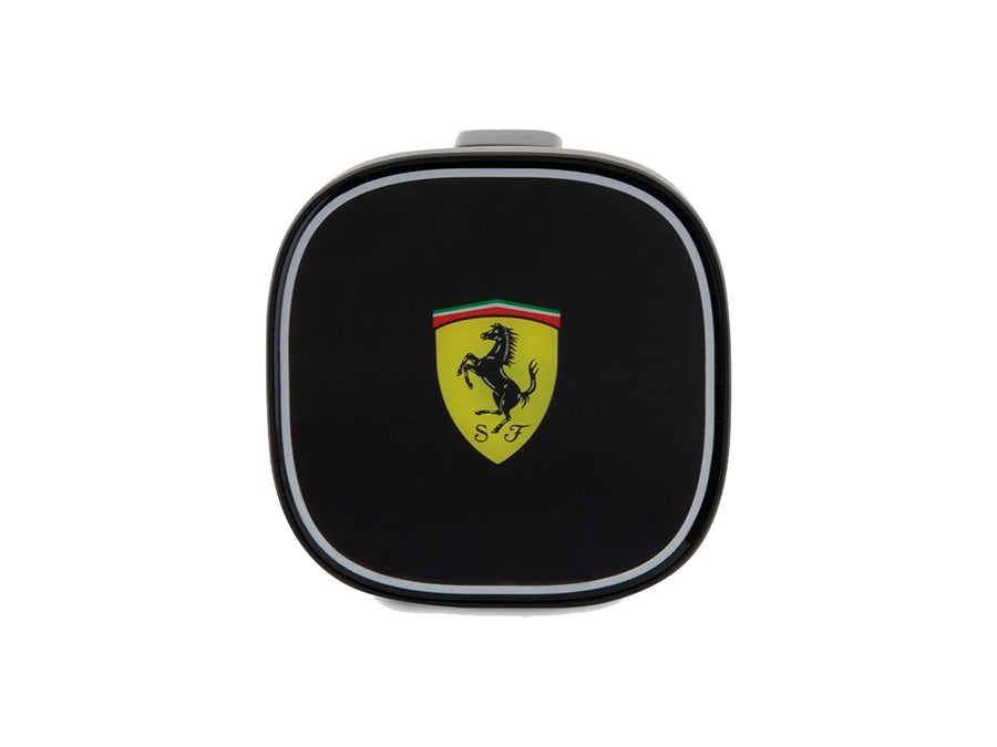 Black Ferrari MagSafe Car Vent Mount with 15W Wireless Charging