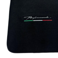 Black Floor Mats for Alfa Romeo Spider 916 (1994-2005) Perfomante - AutoWin