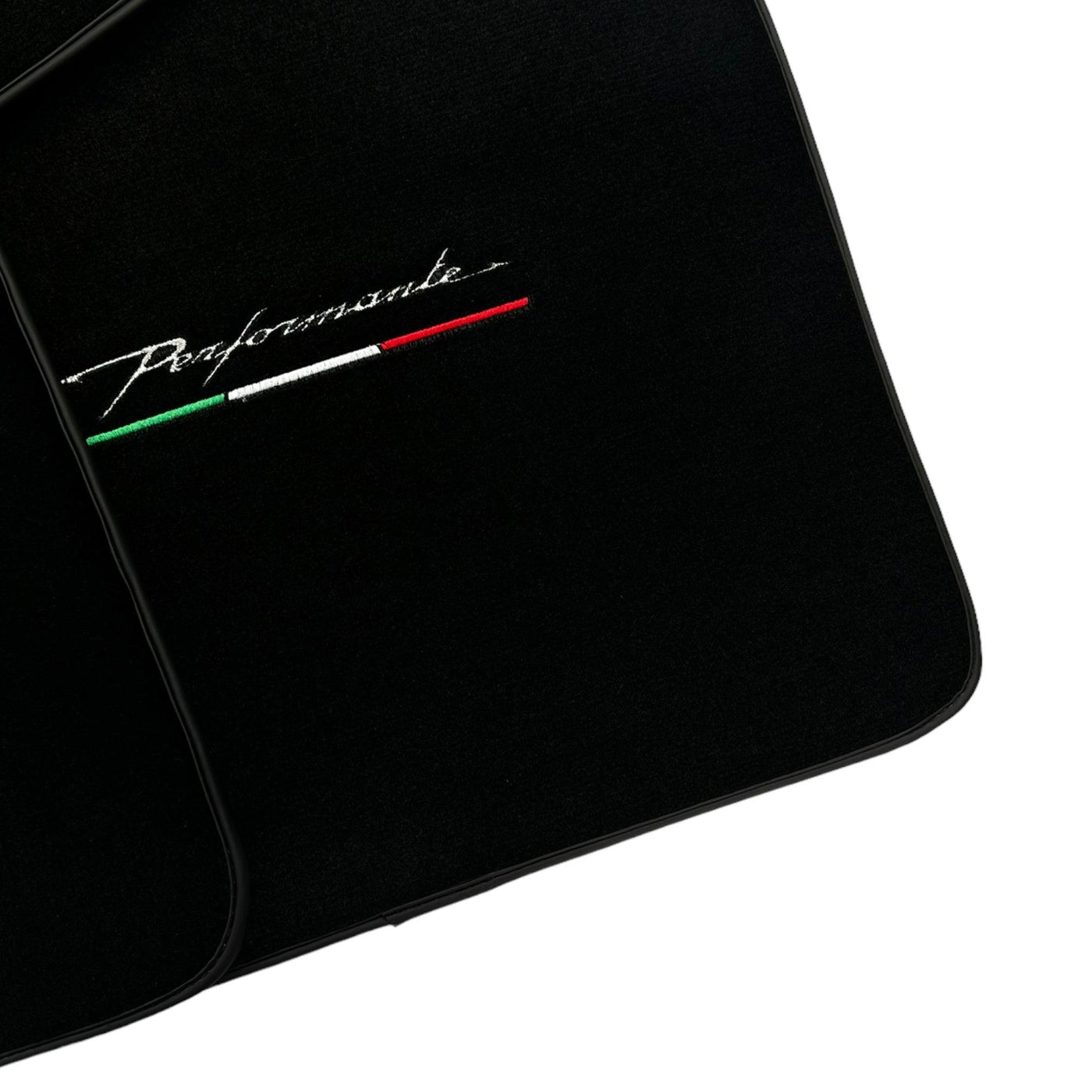 Black Floor Mats for Alfa Romeo Spider 939 (2006-2010) Perfomante - AutoWin