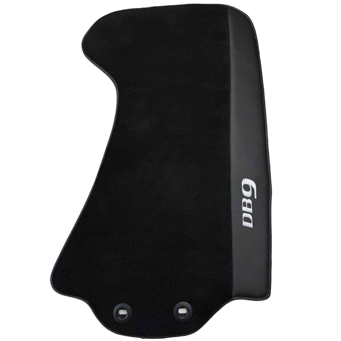 Black Floor Mats for Aston Martin DB9 Volante (2004-2016) Convertible with Leather - AutoWin