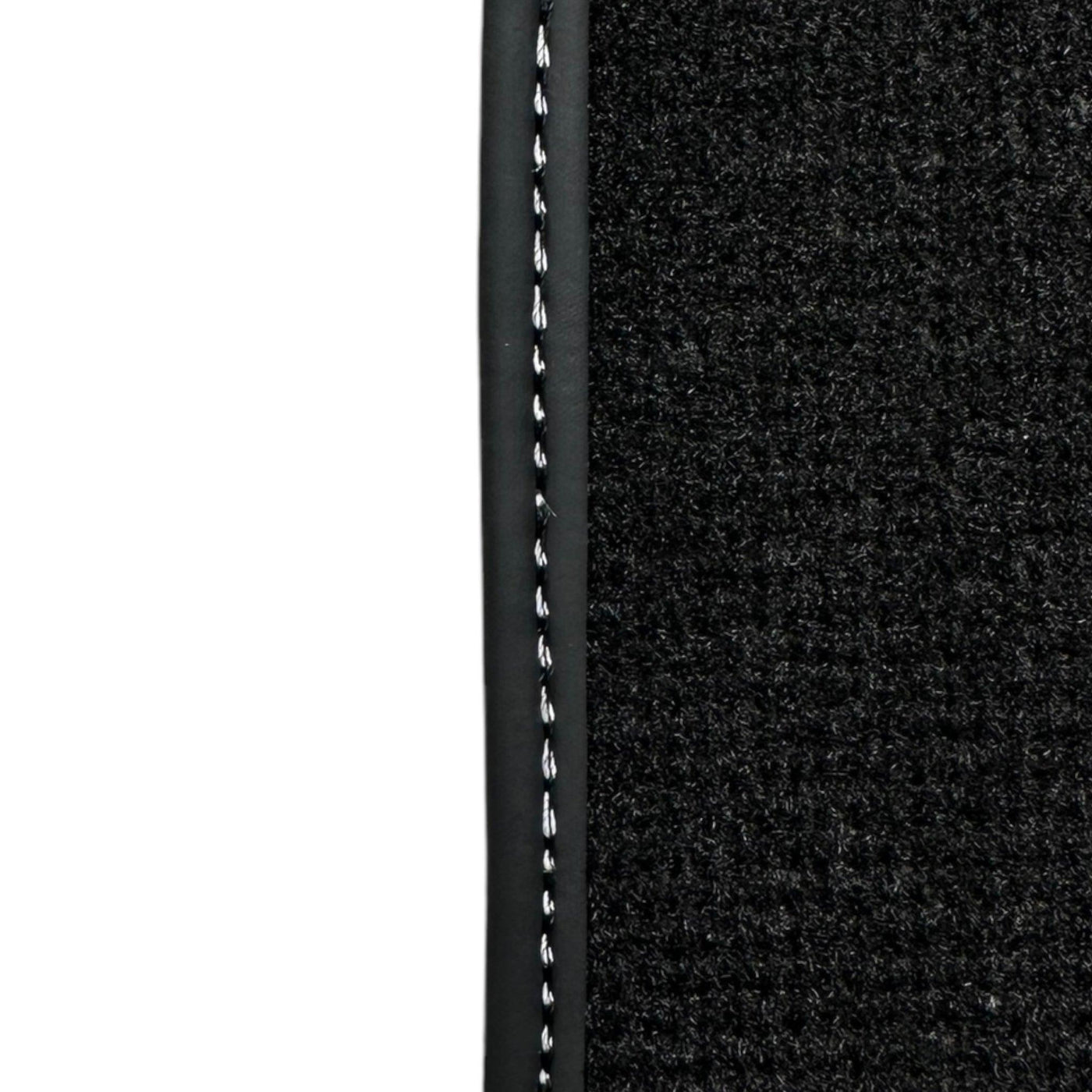 Black Floor Mats for Audi TT MK1 Convertible (1998-2006) with Leather - AutoWin