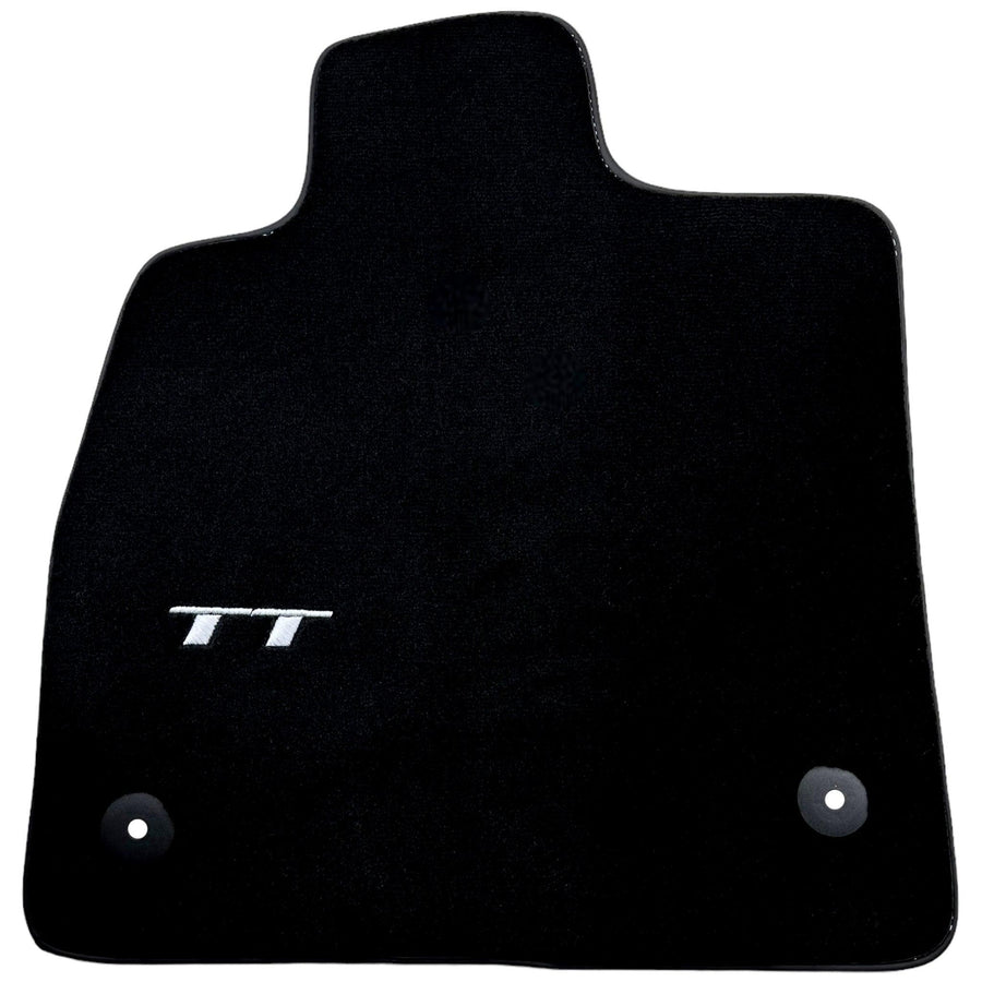 Black Floor Mats for Audi TT MK2 Coupe (2006-2014) - AutoWin