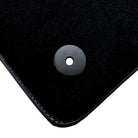 Black Floor Mats for Audi TT MK3 Coupe (2014-2019) with Leather - AutoWin