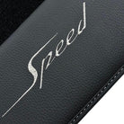 Black Floor Mats For Bentley Bentayga (2015-2023) with Leather - AutoWin