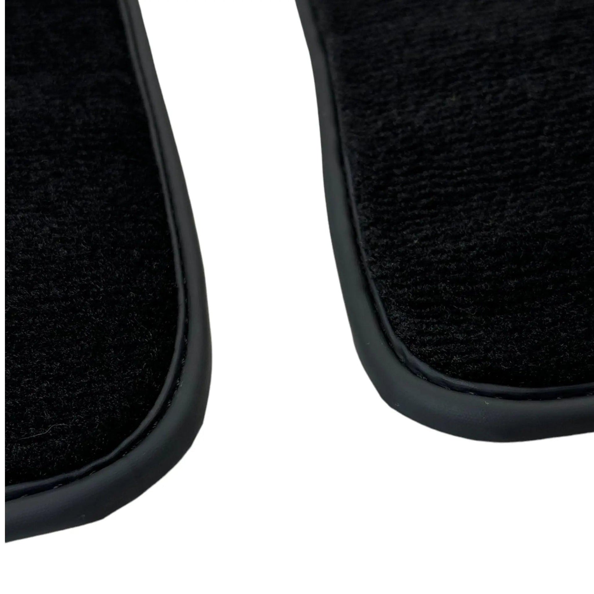 Black Floor Mats for Bentley Continental GT (2011–2018) with Dark Brown Leather | ER56 Design - AutoWin