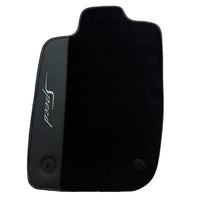 Black Floor Mats For Bentley Continental GT (2018–2023) Speed with Leather - AutoWin