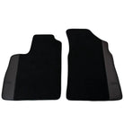 Black Floor Mats for Bentley Continental GTC (2006–2011) with Dark Brown Leather | ER56 Design - AutoWin