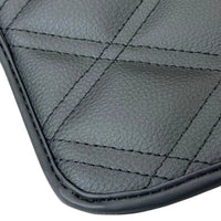 Black Floor Mats for Bentley Continental GTC (2011–2018) with Leather | ER56 Design - AutoWin