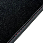 Black Floor Mats for Bentley Continental GTC (2011–2018) with Red Leather | ER56 Design - AutoWin