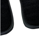 Black Floor Mats for Bentley Continental GTC (2018–2023) with Dark Brown Leather | ER56 Design - AutoWin