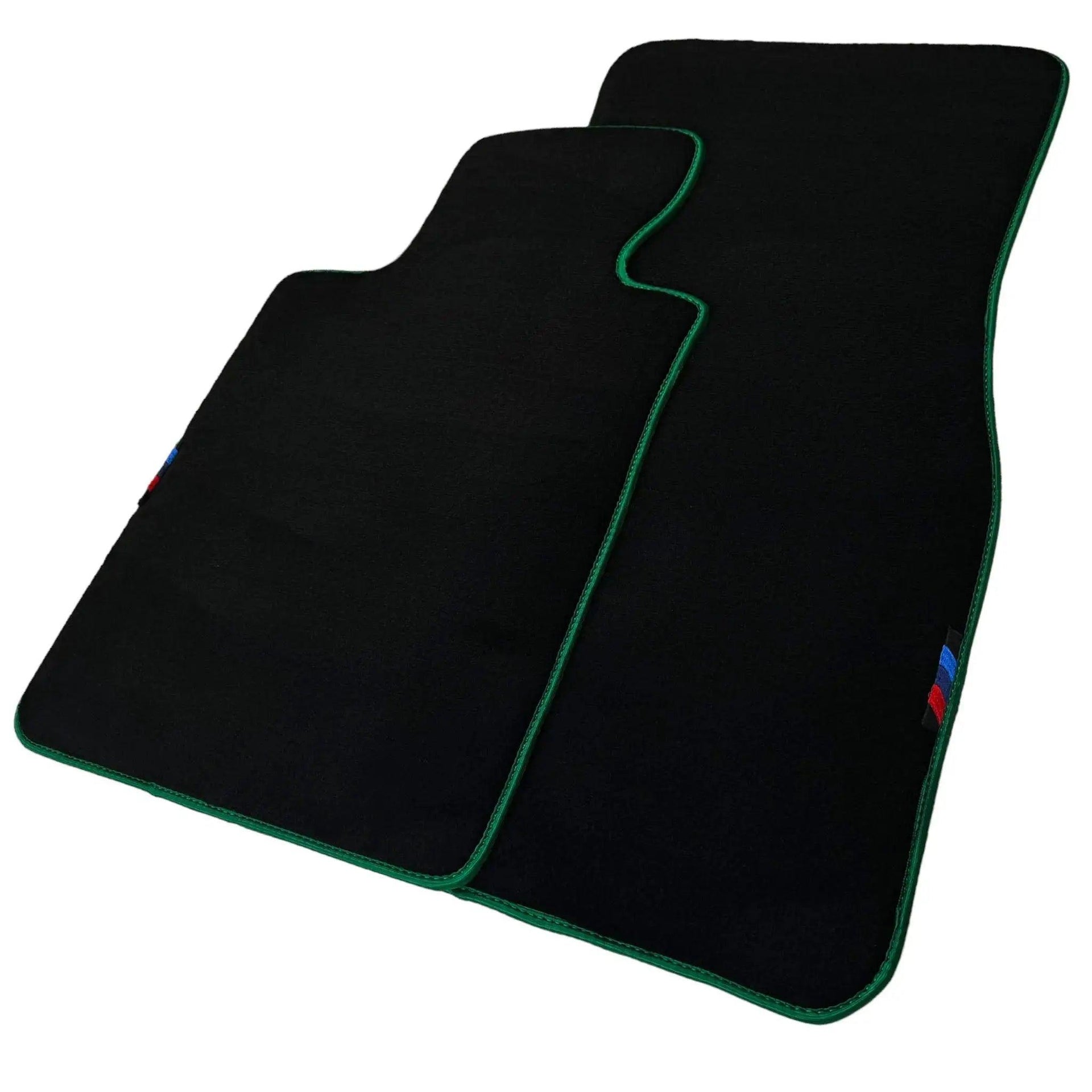 Black Floor Mats For BMW 1 Series F40 | Green Trim Autowin Brand - AutoWin
