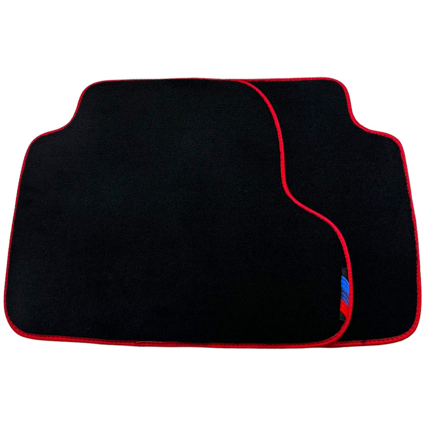 Black Floor Mats For BMW 4 Series F32 With M Package | Red Trim - AutoWin