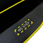Black Floor Mats For BMW 4 Series F33 | Fighter Jet Edition | Yellow Trim - AutoWin