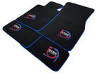 Black Floor Mats For BMW 4 Series G22 Coupe ER56 Design Limited Edition Blue Trim - AutoWin