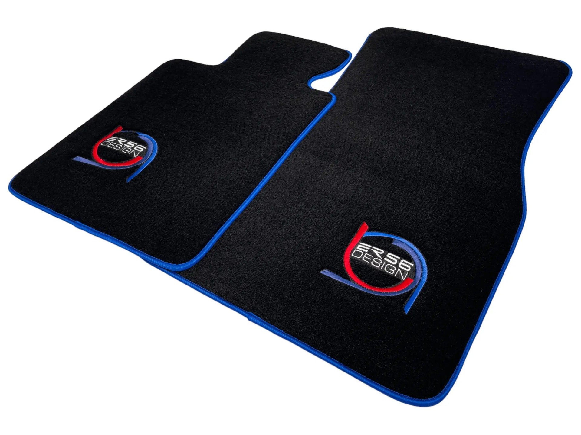 Black Floor Mats For BMW 4 Series G26 Gran Coupe ER56 Design Limited Edition Blue Trim - AutoWin