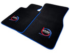 Black Floor Mats For BMW 5 Series E28 Sedan ER56 Design Limited Edition Blue Trim - AutoWin
