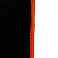 Black Floor Mats For BMW G60 (2023-2026) Sedan | Orange Trim - AutoWin
