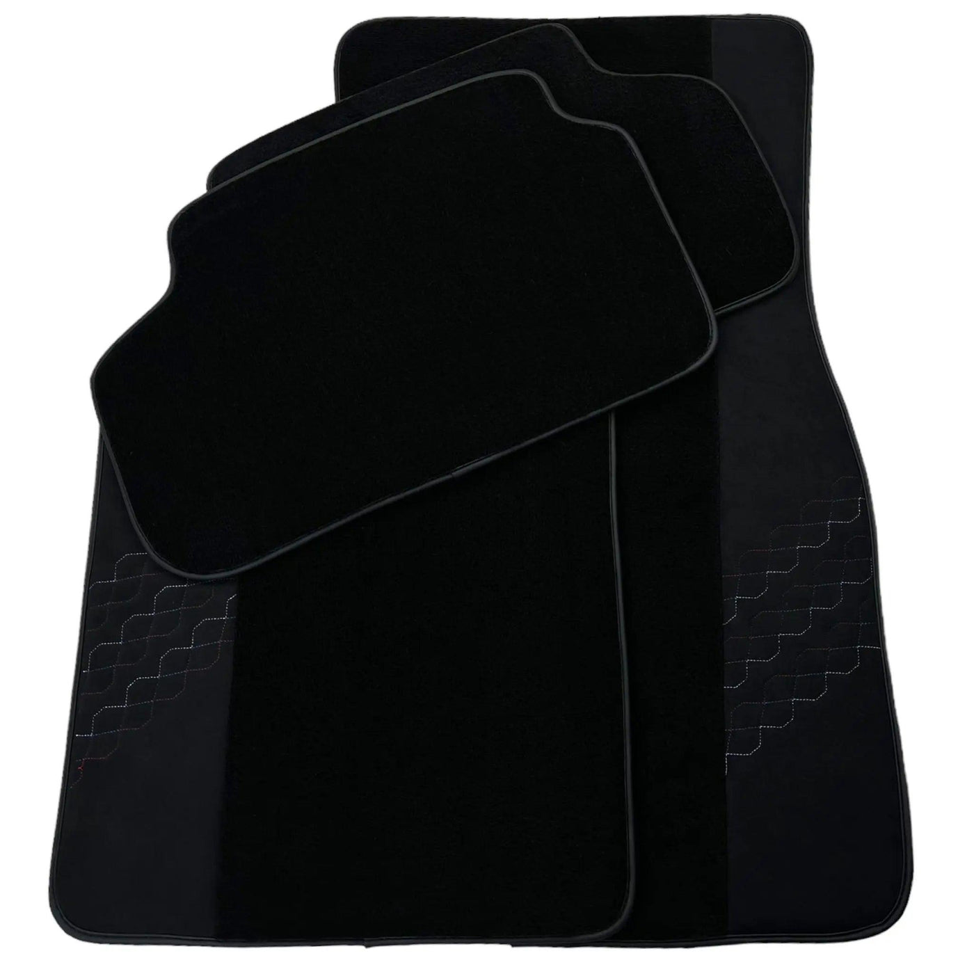Black Floor Mats for BMW 2 Series F74 Gran Coupe (2025-2026) with Alcantara Leather - AutoWin
