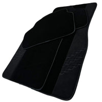 Black Floor Mats for BMW 2 Series G60 (2023-2026) Sedan with Alcantara Leather - AutoWin