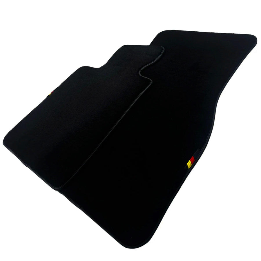 Black Floor Mats For BMW Gran Tourer F46 (2015-2022) 7 Seats with German Flag - AutoWin