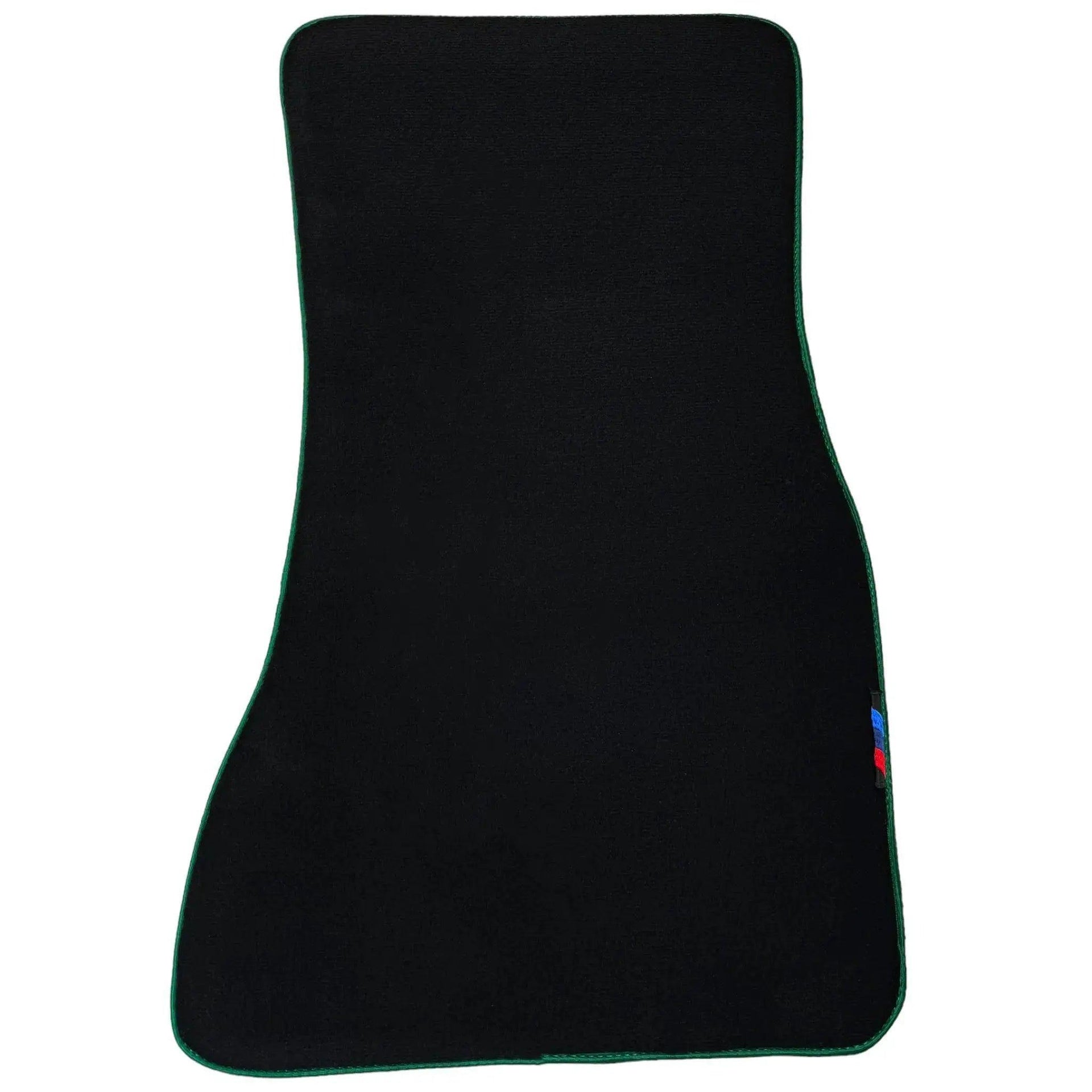 Black Floor Mats For BMW X5 Series F15 | Green Trim - AutoWin