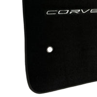 Black Floor Mats For Chevrolet Corvette C6 (2005-2013) - AutoWin