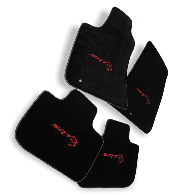 Black Floor Mats For Dodge Charger SRT 2015-2024 - AutoWin