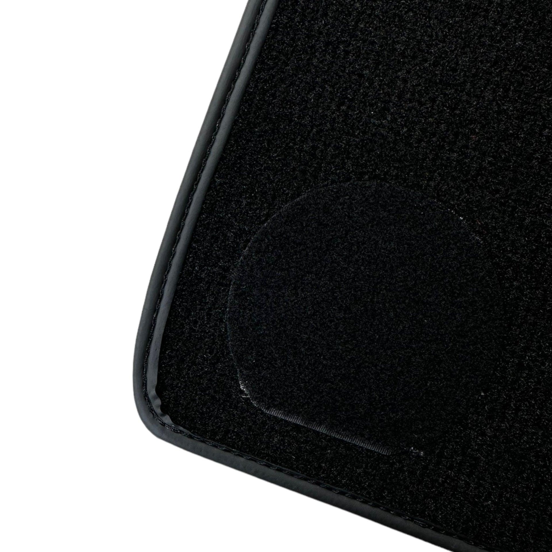 Black Floor Mats for Ferrari 296 GTB (2022-2024) with Leather - AutoWin