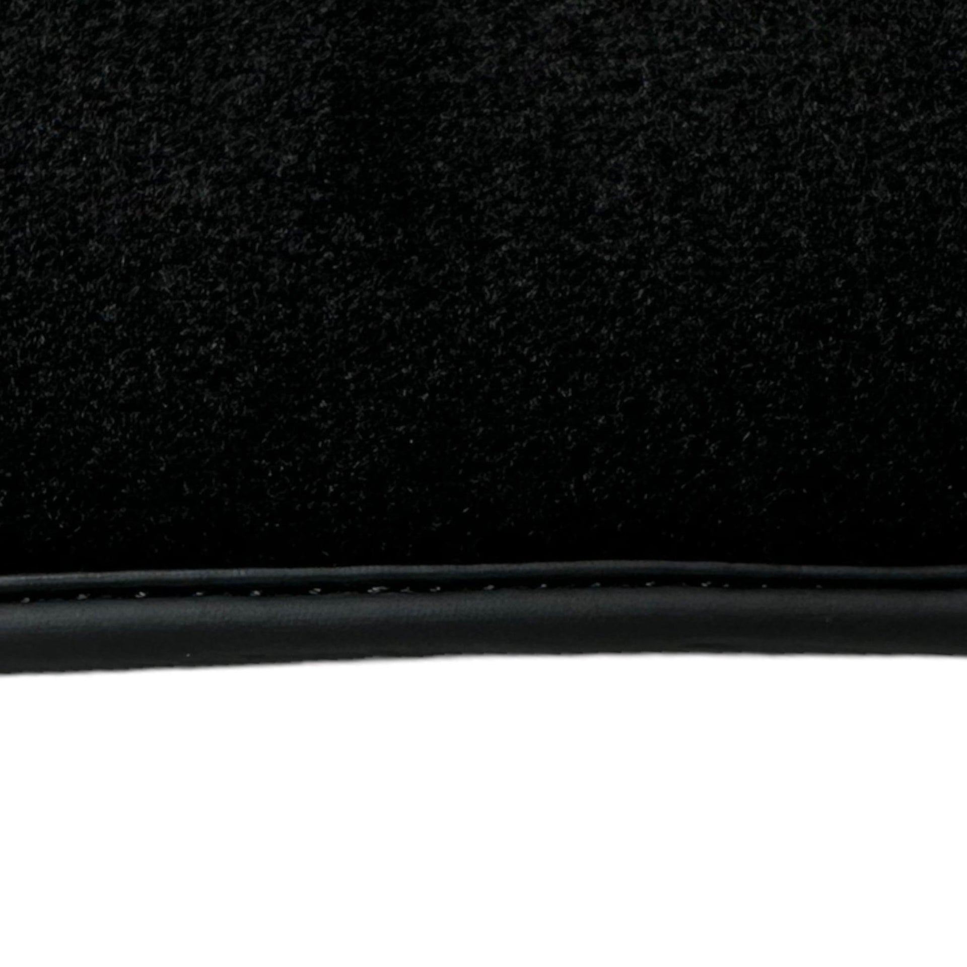 Black Floor Mats for Ferrari 296 GTB (2022-2024) with Leather - AutoWin