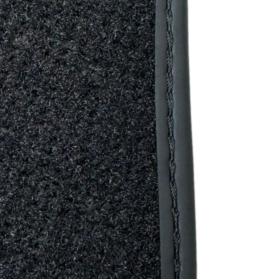 Black Floor Mats for Ferrari 296 GTS (2022-2024) with Leather - AutoWin