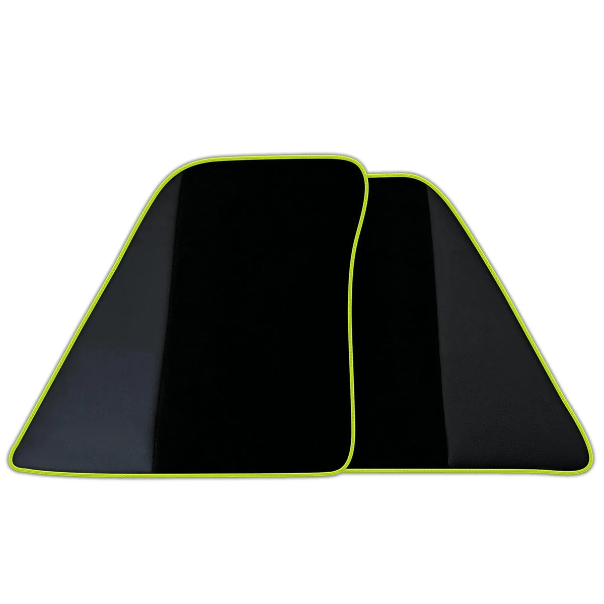 Black Floor Mats for Ferrari 296 GTS (2022-2027) with Leather | Various Trim Colors