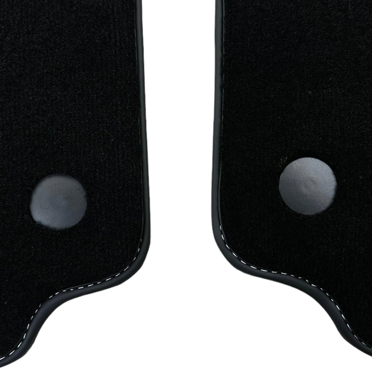 Black Floor Mats for Ferrari 458 GT2 (2012-2015) with Crema Nappa Leather