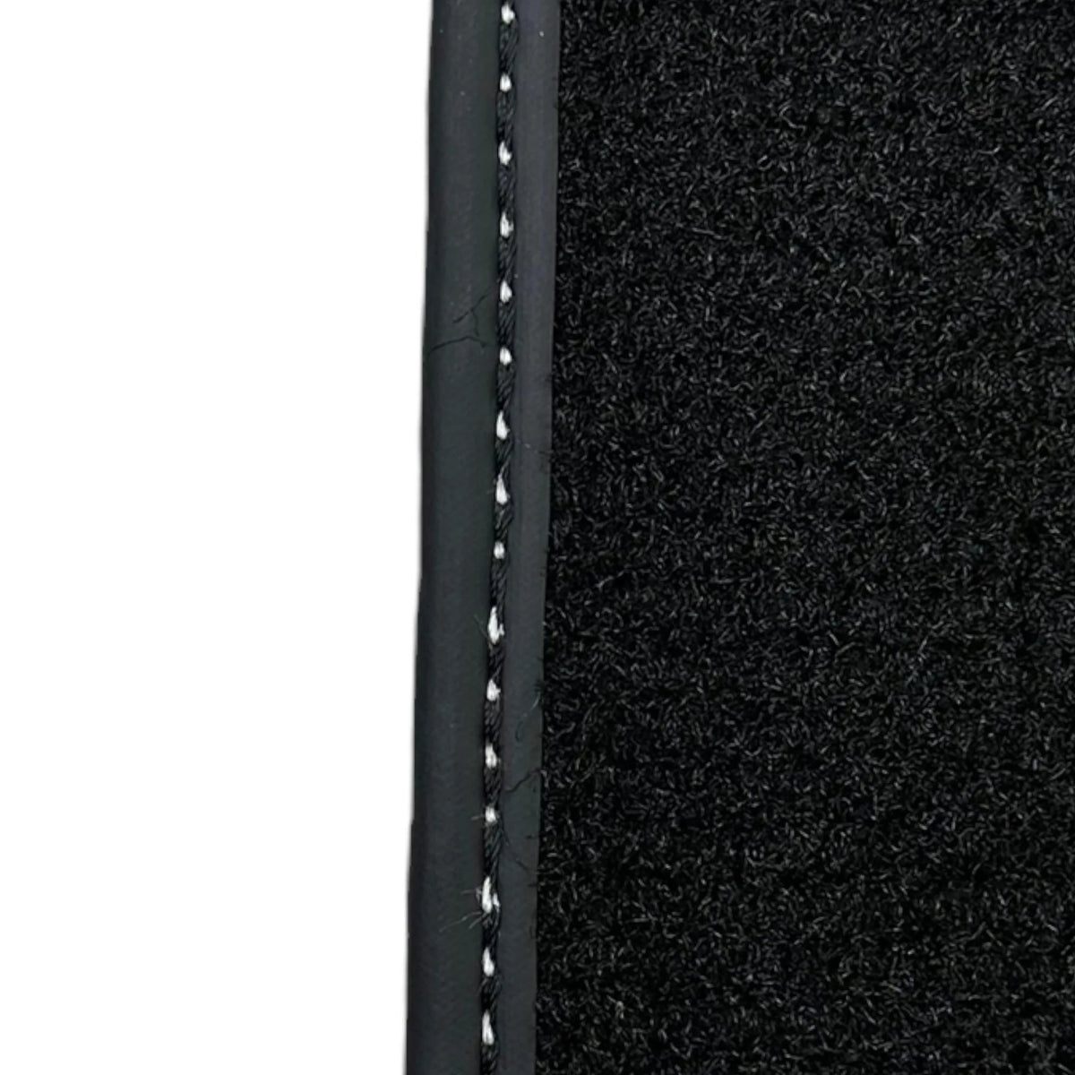 Black Floor Mats for Ferrari 458 GT2 (2012-2015) with Crema Nappa Leather | Italian Edition