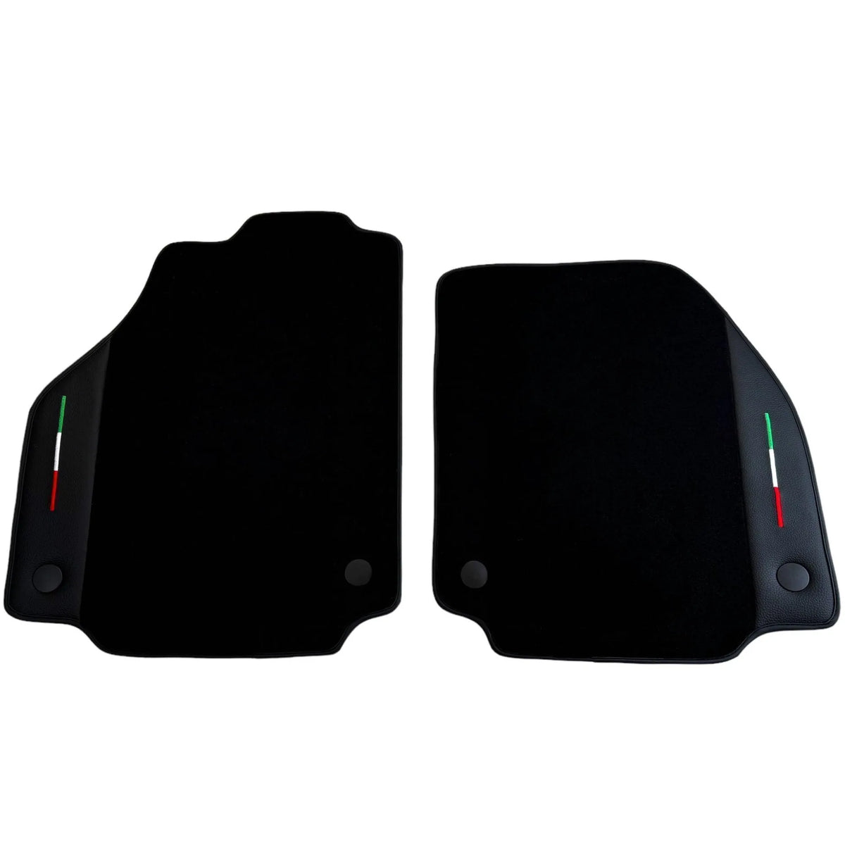 Black Floor Mats for Ferrari 458 GT2 (2012-2015) With Leather