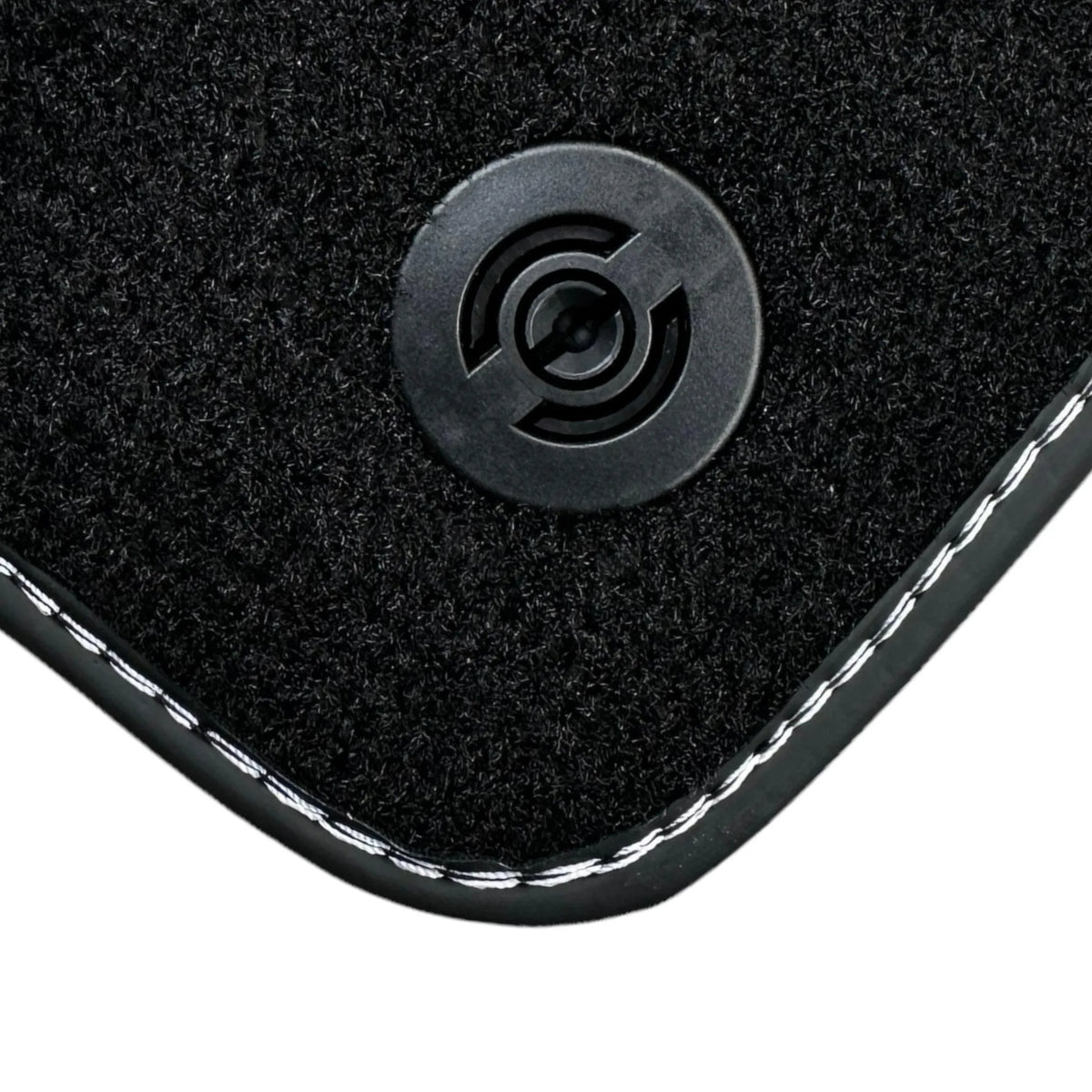Black Floor Mats for Ferrari 458 Spider (2012-2015) with Crema Nappa Leather | Italian Edition - AutoWin