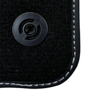 Black Floor Mats for Ferrari 488 Spider (2016-2022) with Beige Tradizione Nappa Leather