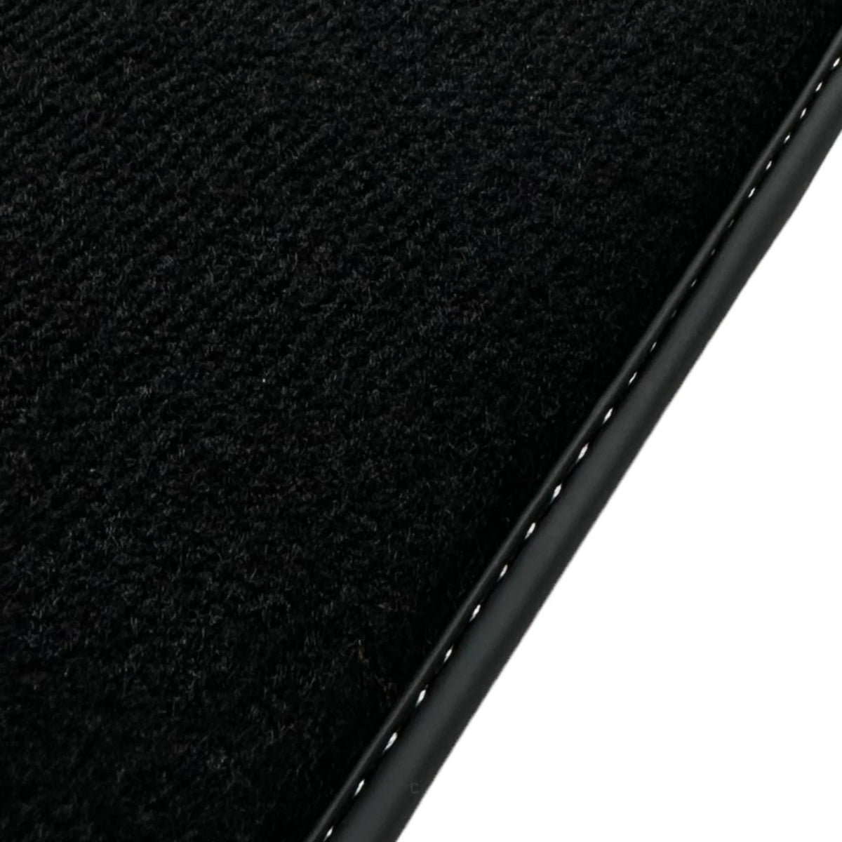 Black Floor Mats for Ferrari 488 Spider (2016-2022) with Cuoio Nappa Leather - AutoWin