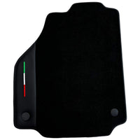 Black Floor Mats for Ferrari 488 Spider (2016-2022) with Leather