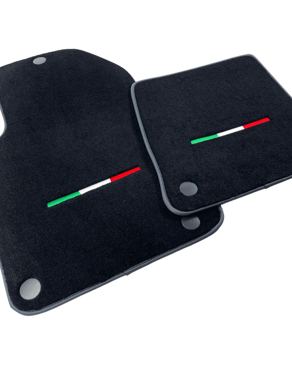 Black Floor Mats For Ferrari 612 Scaglietti 2005-2011 Italian Edition - AutoWin