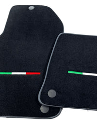 Black Floor Mats For Ferrari 612 Scaglietti 2005-2011 Italian Edition - AutoWin