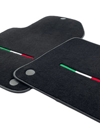Black Floor Mats For Ferrari 612 Scaglietti 2005-2011 Italian Edition - AutoWin