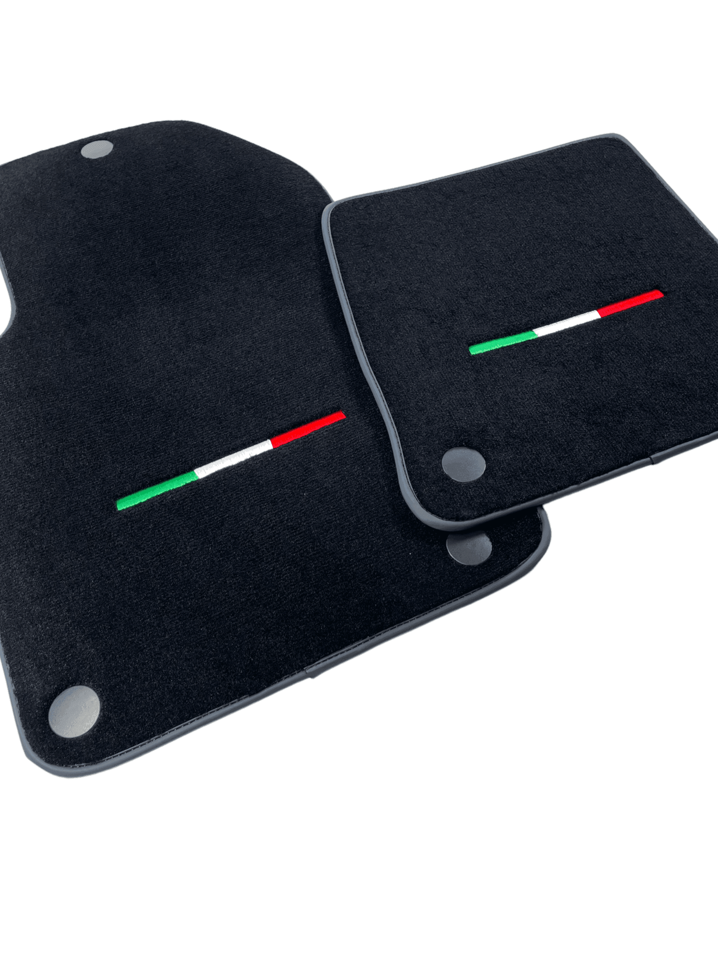 Black Floor Mats For Ferrari 612 Scaglietti 2005-2011 Italian Edition - AutoWin