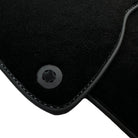 Black Floor Mats for Ferrari California T (2015-2018) with Cuoio Nappa Leather - AutoWin